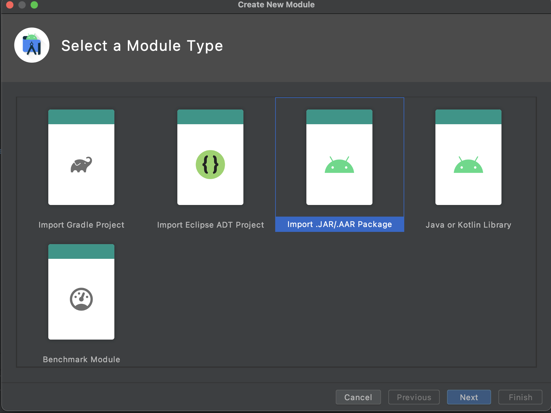 react native android studio create new js file
